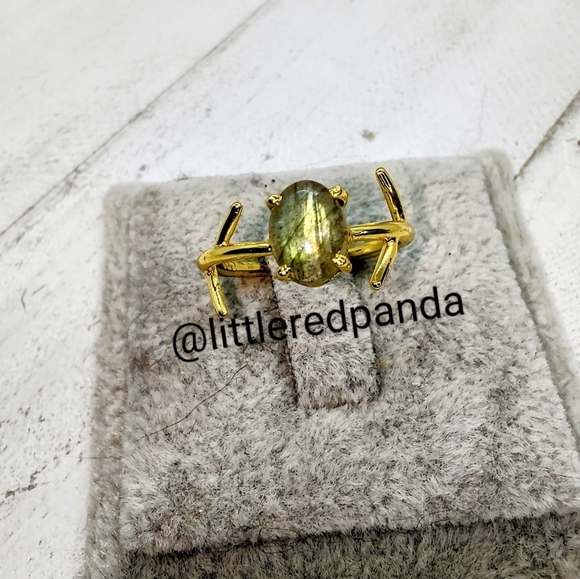 Labradorite branch ring - Picture 5 of 6